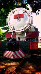 Pátio Ferroviário e Maria Fumaça
